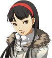 Yukiko's smiling skiing portrait