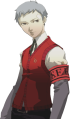 Akihiko's in-game portrait when wearing his S.E.E.S. armband