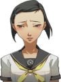 Yumi's thinking blush summer uniform portrait