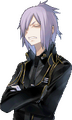 Angry blinking portrait graphic from Devil Survivor 2
