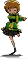 Chie's All Out Attack End from Persona Q2: New Cinema Labyrinth.