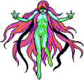 Hurt sprite of Vesta and Urd
