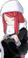 Sad blinking portrait graphic from Devil Survivor 2