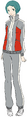 Gekkou Jersey Concept Art from Persona 3: Dancing in Moonlight