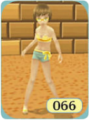 Chie's Striped Bikini