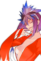 Mind Amane's portrait graphic from Devil Survivor: Overclocked