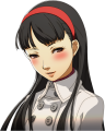Yukiko's blush midwinter clothes portrait