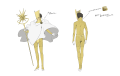 Metaverse attire model sheet