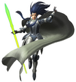 Render of Cu Chulainn's dimensional form from Shin Megami Tensei: Liberation Dx2