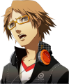 Yosuke's angry winter uniform glasses portrait
