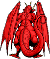 Back sprite from the PC-98 version of Giten Megami Tensei: Tokyo Revelation