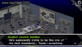 Student Council Member talking about how Yamaoka was a previous Student Council President in Persona