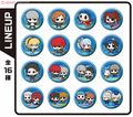 Set of 16 Fortune Badges, 2015, MegaHouse