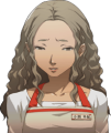 Saki's pensive junes uniform portrait
