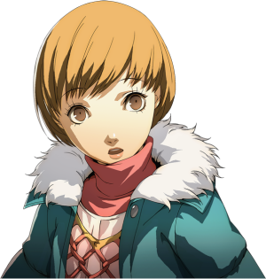 P4G Chie Satonaka Midwinter Clothes Shocked Portrait Graphic.png