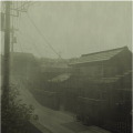 Dojima Residence during fog and rain