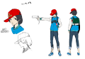 Model sheet for Persona 5
