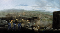 From from Mikado Castle roof cutscene