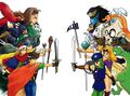 Key artwork for the Game Boy Color re-releases of Last Bible and Last Bible II
