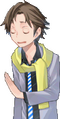 Perplexed blinking portrait graphic from Devil Survivor 2