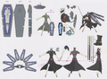 Reference sheet for Persona 4 Arena