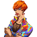 Dance Instructor's angry portrait