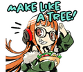 LINE Sticker EN Futaba Sakura