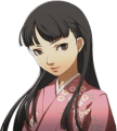 Yukiko's ryokan kimono portrait
