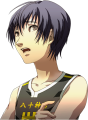 Kou's upset basketball uniform portrait