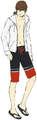Shinjiro's Two-Tone Bermuda ShortsDLC