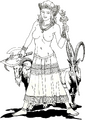 Artwork of Athirat and Fertility Goat