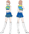 Yukari's Cheer Outfit Concept Artwork