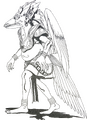 Side artwork of Garuda