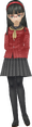 Yukiko's winter uniform