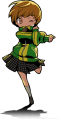 Chie's All Out Attack End from Persona Q2: New Cinema Labyrinth.