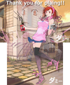 Unused ending graphic for the Yuzu route's 8th day in Devil Survivor: Overclocked