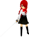 Holding weapon model from Persona Q: Shadow of the Labyrinth