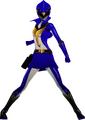 Makoto Niijima in the Neo Featherman suit