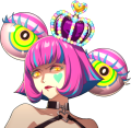 Shadow Alice Angry Portrait