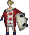Human Teddie in his mascot outfit