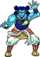 Unused attack sprite as a NPC from the Windows version of Giten Megami Tensei: Tokyo Revelation