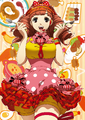 Artwork for the tapestry in the Famitsu DX Pack