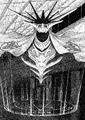 Deity Emperor illustration from Shin Megami Tensei if... (Novel)