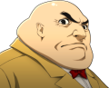 Angry portrait graphic