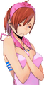 Crying portrait graphic of Yuzu Tanikawa