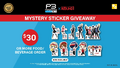Bonus stickers