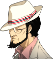 Sojiro Sakura (Casual, Hat) Hurt Portrait from Persona 5