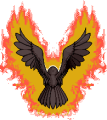 Back sprite of Yatagarasu
