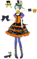 Spider Web Dress Concept Artwork from Persona 3: Dancing in Moonlight