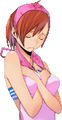 Crying portrait graphic of Yuzu Tanikawa